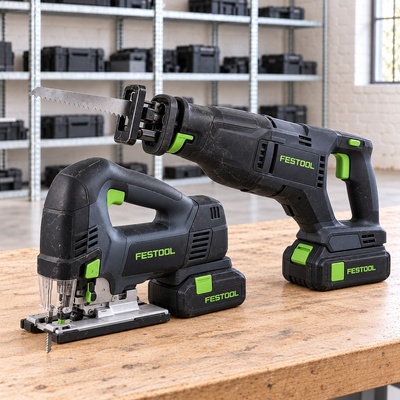 Festool siaurapjūkliai ir tiesiniai pjūklai