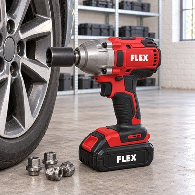 Flex smūginiai veržliasukiai